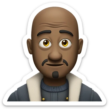 villain of the new minions movie Maxime Le mal sticker