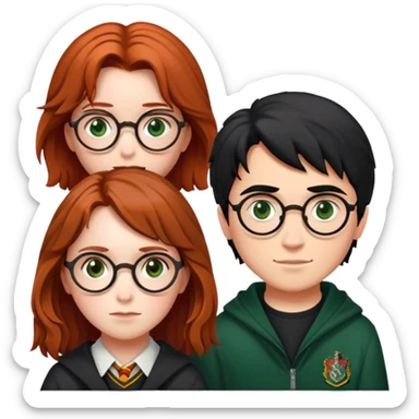 create emoji for the movie harry potter philosopher's stone, for the main characters sticker