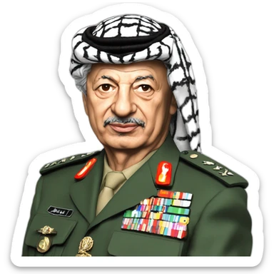 dsd yasser arafat_ddd33431244 sticker
