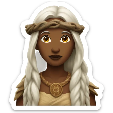 Druid woman sticker
