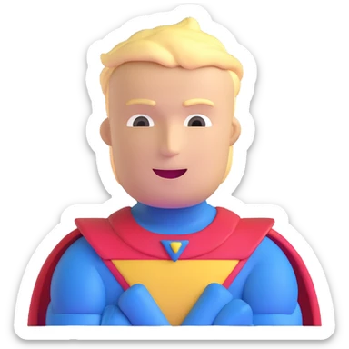 Homelander with a proud meme expression sticker