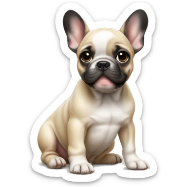 French bulldog puppy  sticker