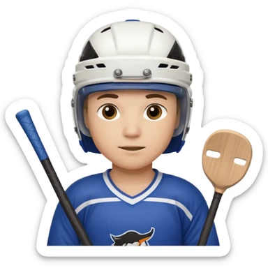 Hockey sur glace joueur  sticker