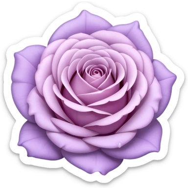 Pastel Lavender rose  sticker