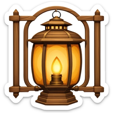 Lantern riddles sticker
