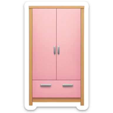 Pink cupboards   sticker