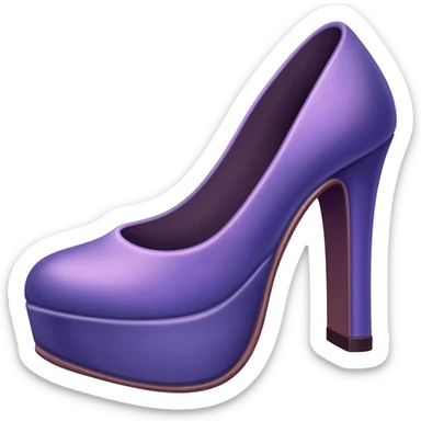 Disney princess esmerelda high heel shoe sticker