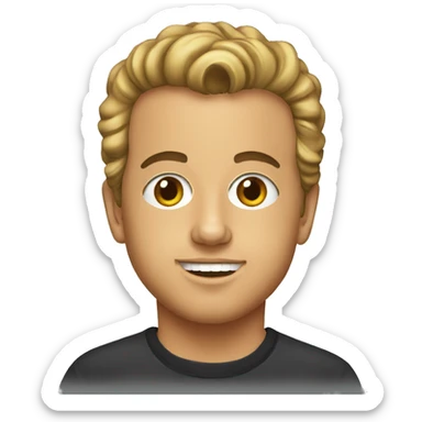 Young billy joel sticker