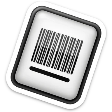 Barcode label sticker