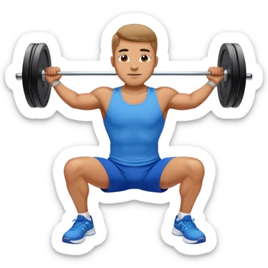 glute-bridges-exercise guy with blue shorts  sticker