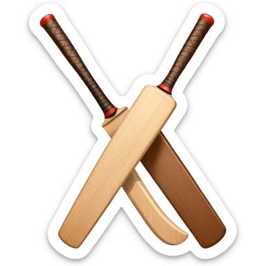cricket bat boundary 4 sticker
