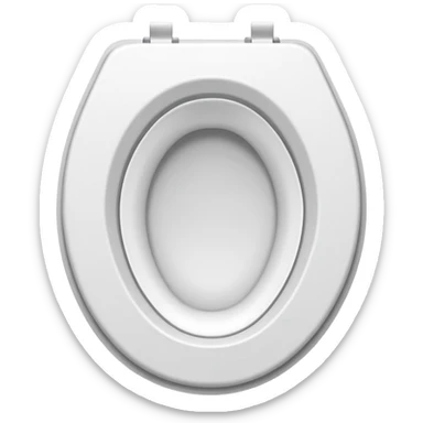Disposable paper Toilet seat cover sticker