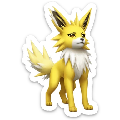 Jolteon-Renamon full body sticker