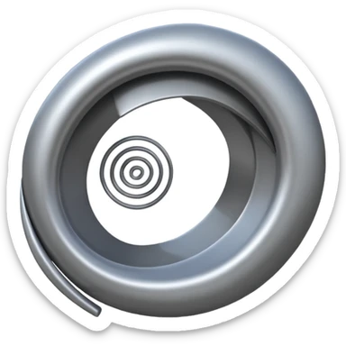 grey spiral slide sticker