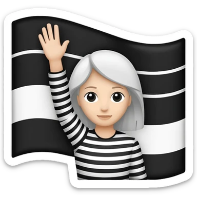 Le drapeau breton (gwenn ha du)  sticker