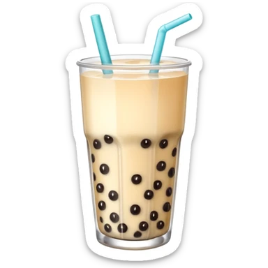boba tea sticker