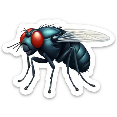 Fly  sticker