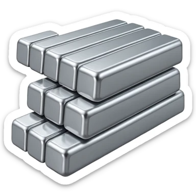 Multiple little bars merging into one big bar. sticker