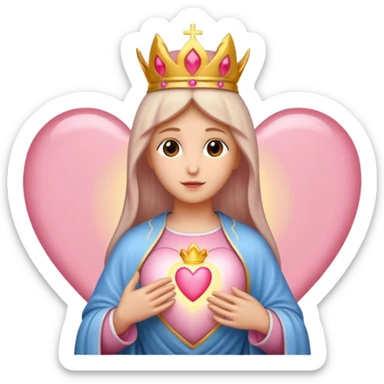 Immaculate heart of Mary sticker