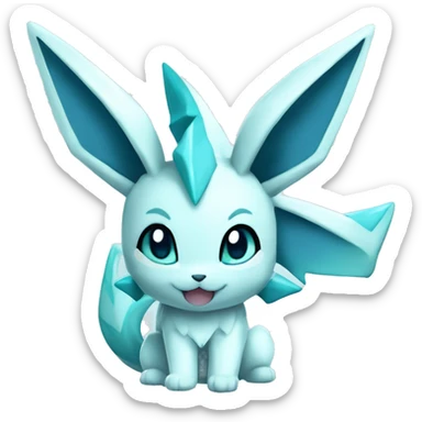 Glaceon-Vaporeon-Pokémon sticker