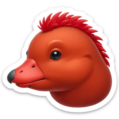 red platypus sticker