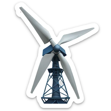 Offshore windmill energy sticker