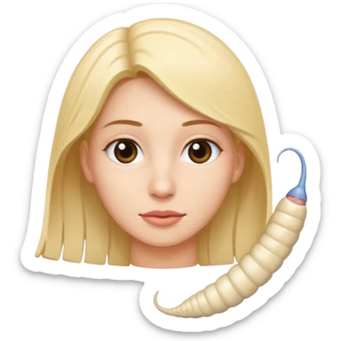 The combination of Elina and roundworm sticker