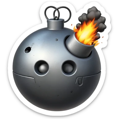 Economic bomb sticker
