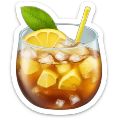 Une bouteille d'ice tea sticker