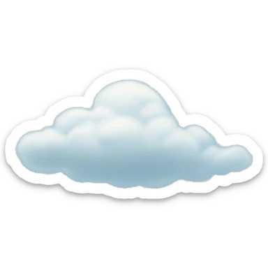 light blue sky sticker