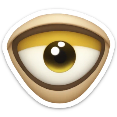 eyeroll while smiling  sticker