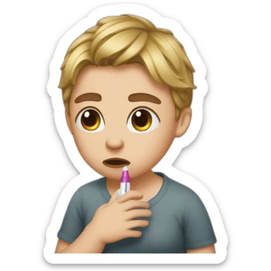 🫃 distraught at a pregnancy test sticker