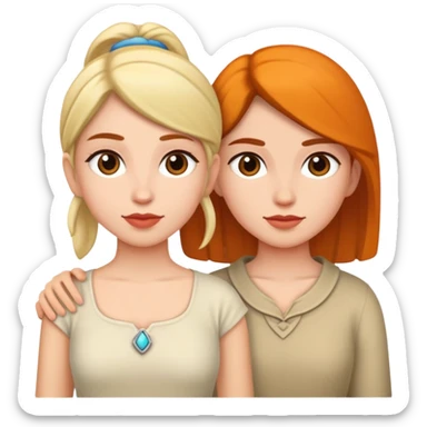 Maya and Ashlin  sticker