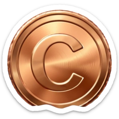 Coin in Water sticker