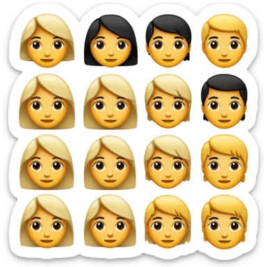 Pixeled style sticker