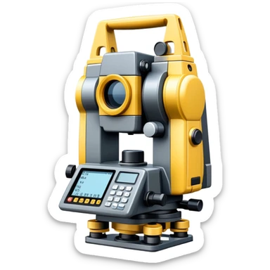 total station sticker