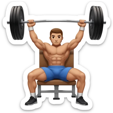 bench press down sticker