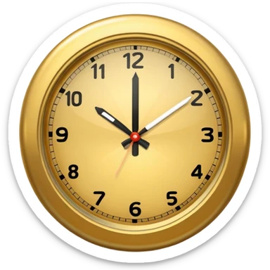 clock it emoji sticker