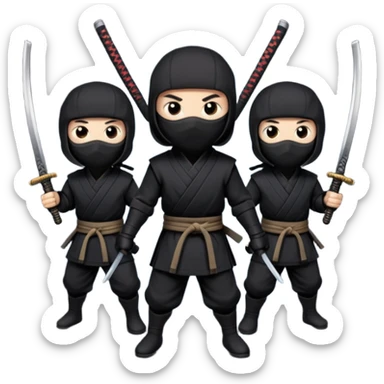 Epstein touch ninjas sticker
