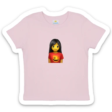 Girl metisse t-shirt red sticker