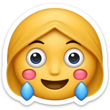 Emoji de laço azul sticker