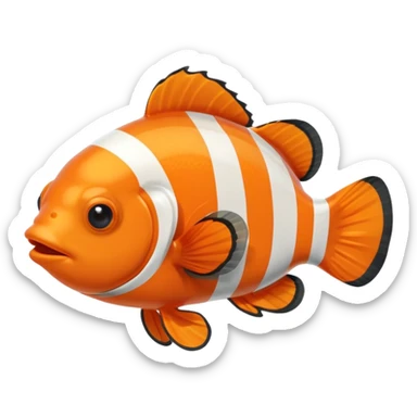 cute clownfish sticker