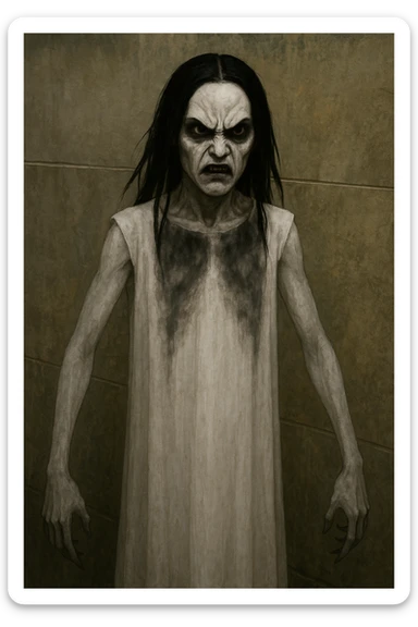 Make the character look angry, keeping the same style and background as the original image. sticker