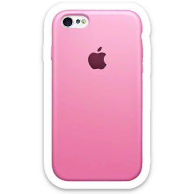 Pink iPhone  sticker