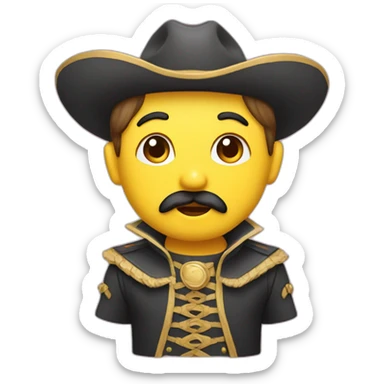 Kawaii concistador sticker