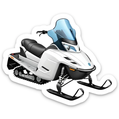 a snowmobile sticker