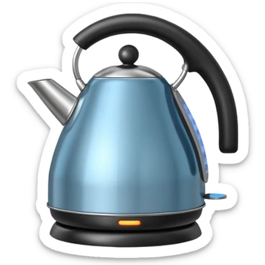 kettele with bottom heating sticker