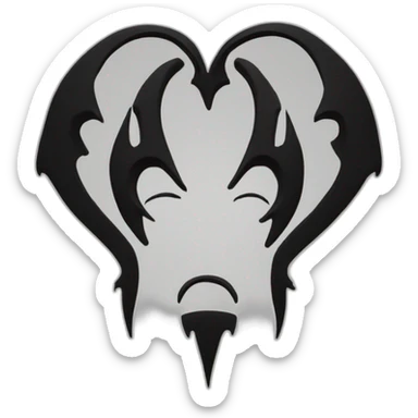 Logo black metal con la palabra MADTMETAL sticker