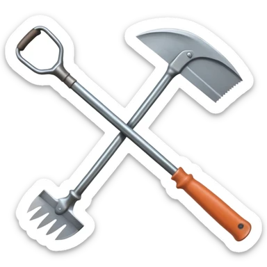 Gardening tool sticker