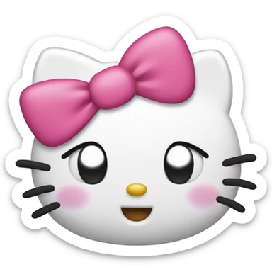 hello kitty  sticker